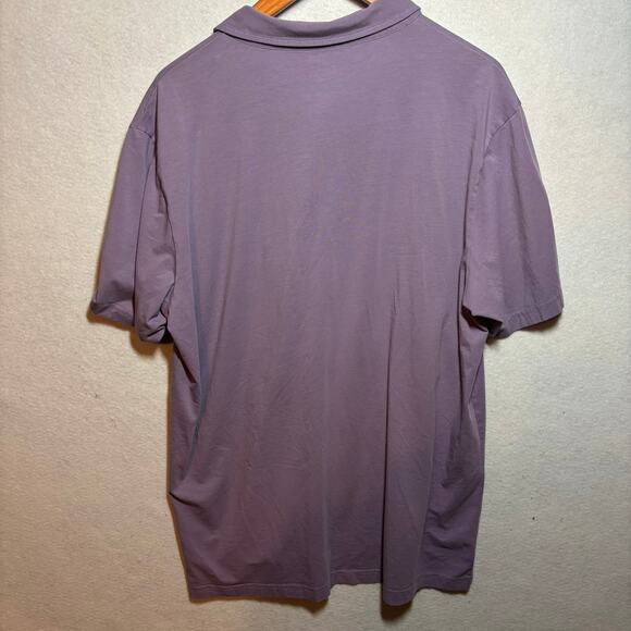 Peter Millar Pocket Polo Shirt Mens XL Purple Cotton Golf Seaside Wash - Picture 3 of 8